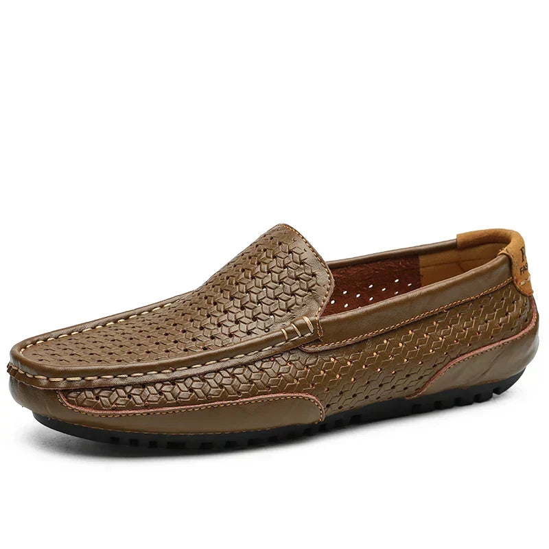 Mocassins Hutton en cuir véritable