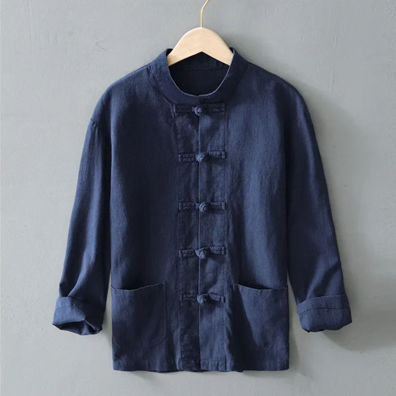 Chemise col mandarin Ellis