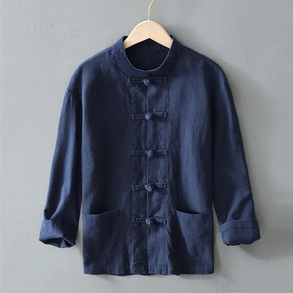 Chemise col mandarin Ellis
