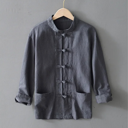 Chemise col mandarin Ellis