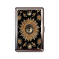Black Sun Tin Cardholder Wallet