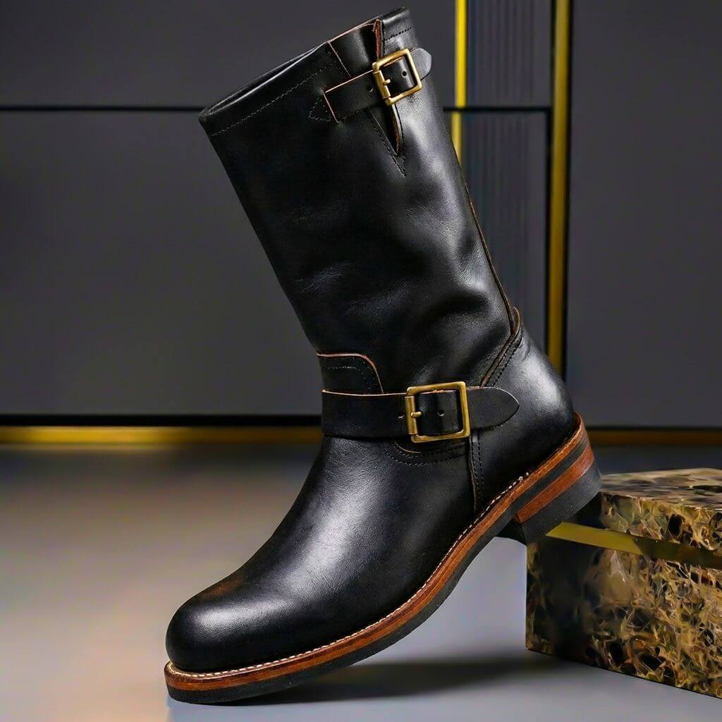 Bancroft Bottes en cuir vintage