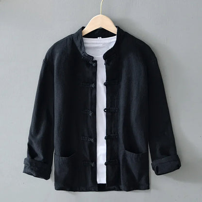 Chemise col mandarin Ellis
