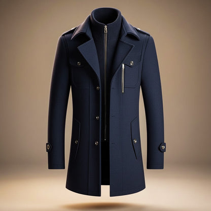 Manteau en laine vierge Callum
