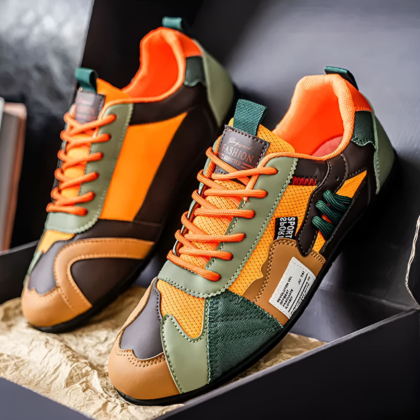 Brixton Retro Court Trainer