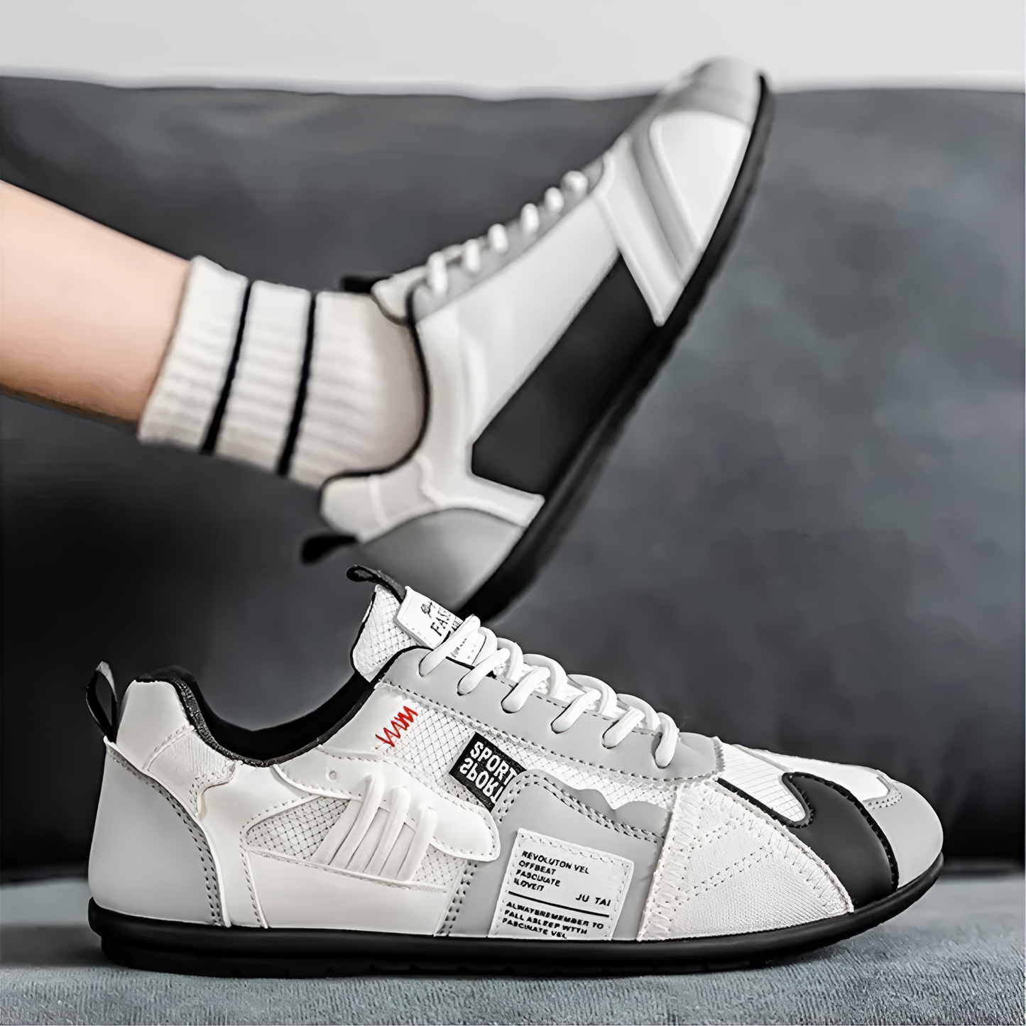 Brixton Retro Court Trainer