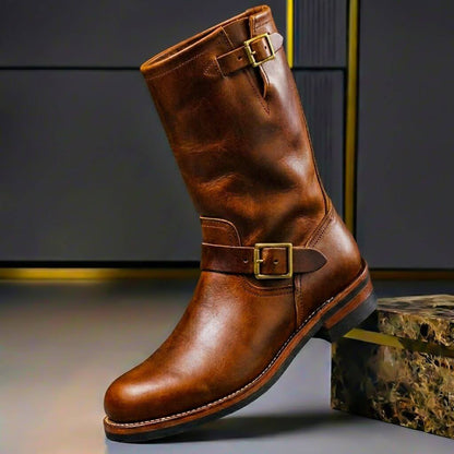 Bancroft Bottes en cuir vintage