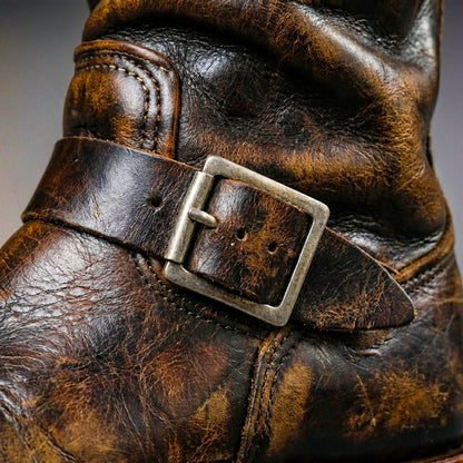 Bancroft Bottes en cuir vintage