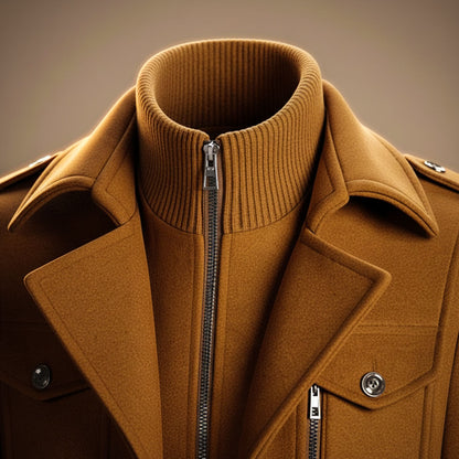 Manteau en laine vierge Callum