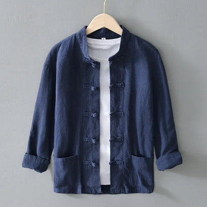 Chemise col mandarin Ellis