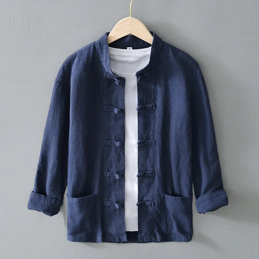 Chemise col mandarin Ellis