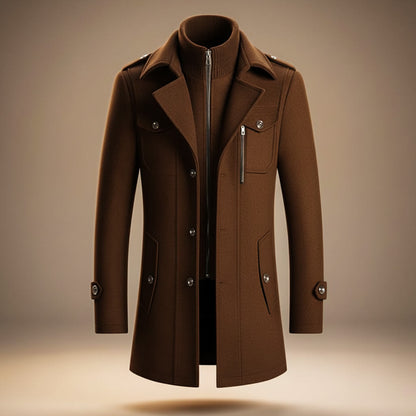 Manteau en laine vierge Callum