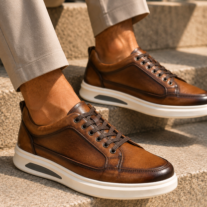 Sawyer Handcrafted Leather Trainer