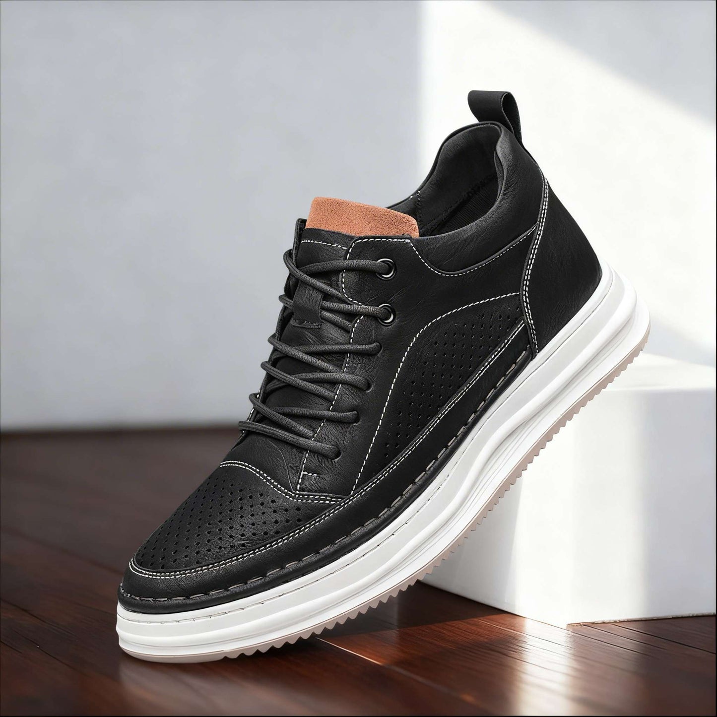 Baskets en cuir Rex Breeze