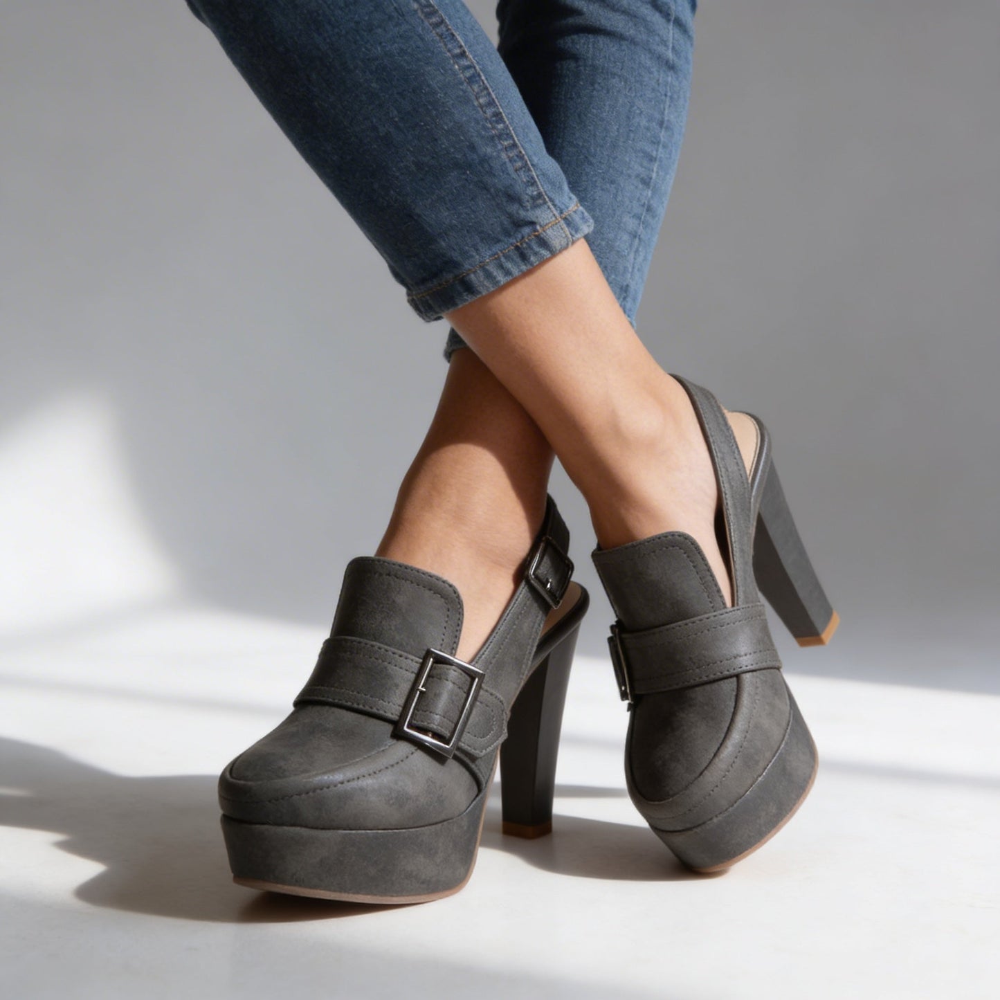 Halton Slingback Block Heels