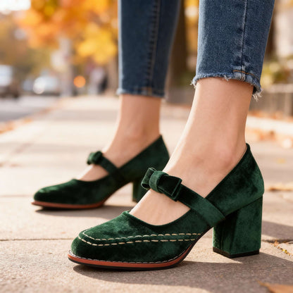 Mocassins Marlowe en velours