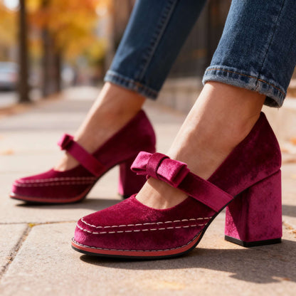 Mocassins Marlowe en velours