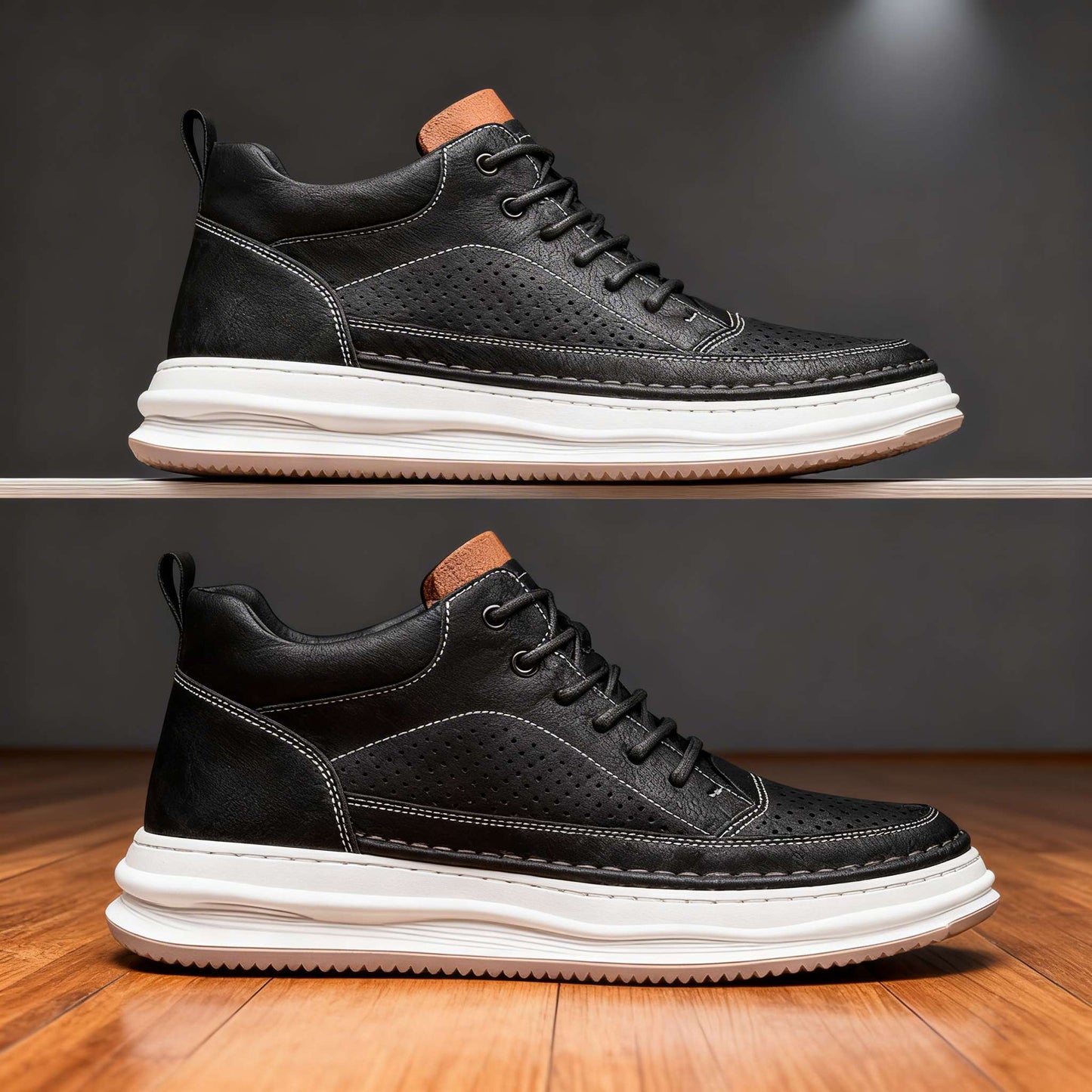 Baskets en cuir Rex Breeze
