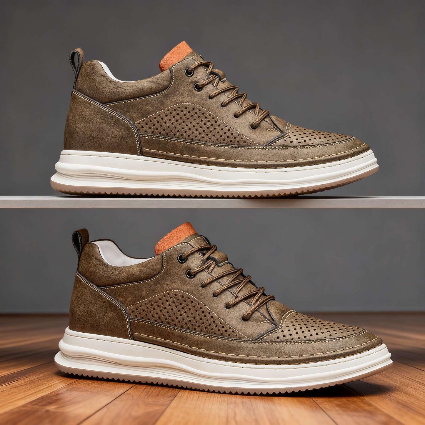 Baskets en cuir Rex Breeze