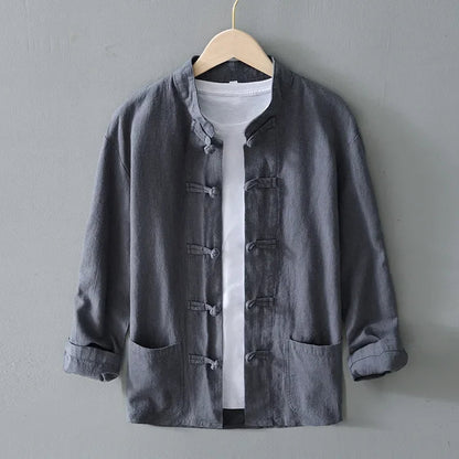 Chemise col mandarin Ellis