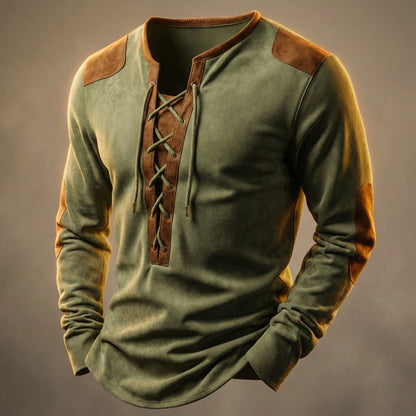 Hutton Textured Henley Shirt