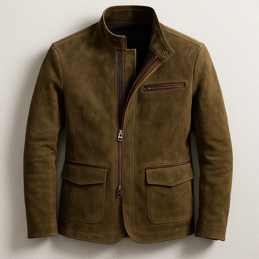 Veste en daim de qualité supérieure Hugo