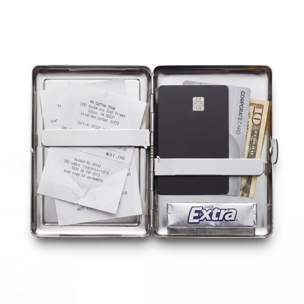 Acid Poppy Tin Cardholder Wallet
