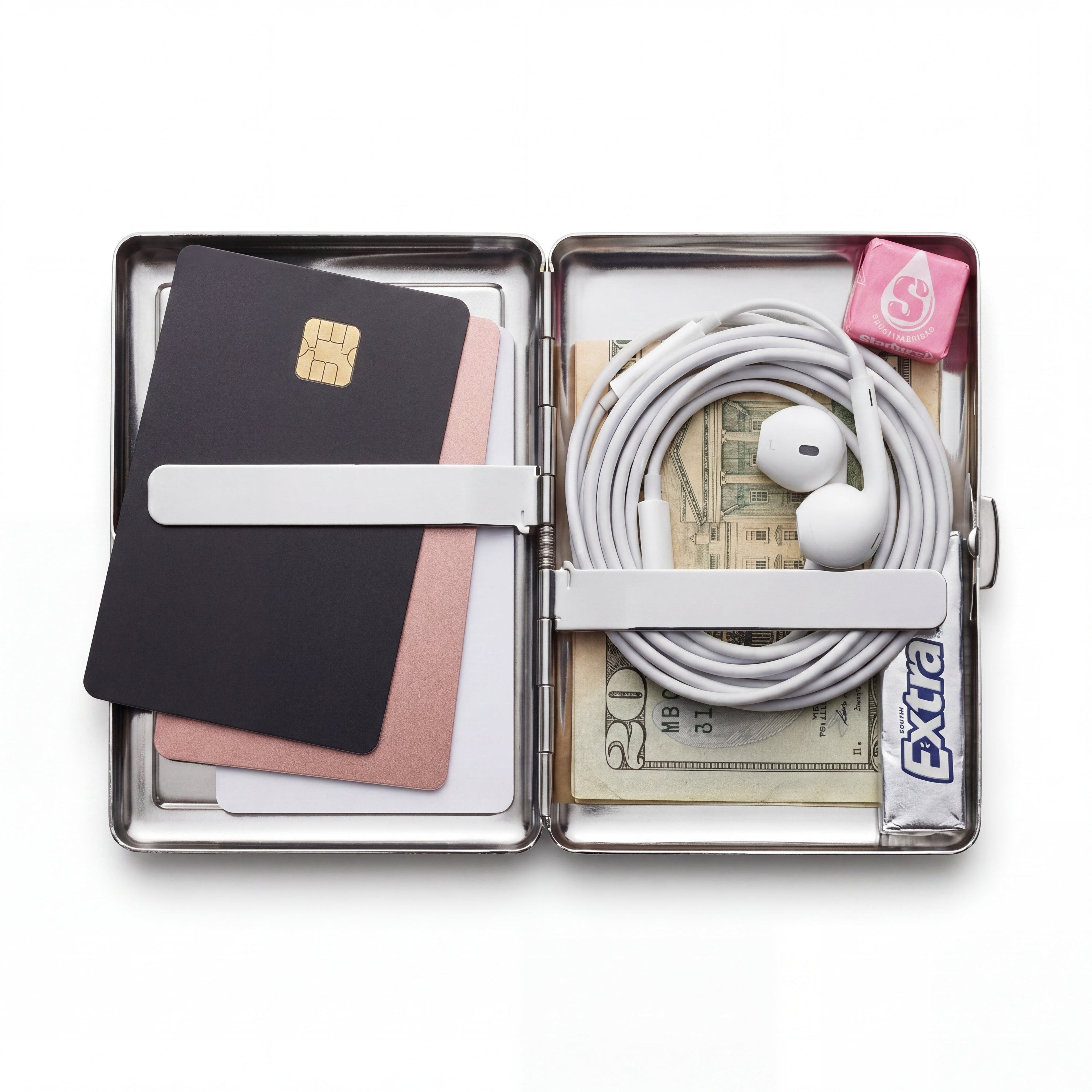 Trio Noctis Tin Cardholder Wallet