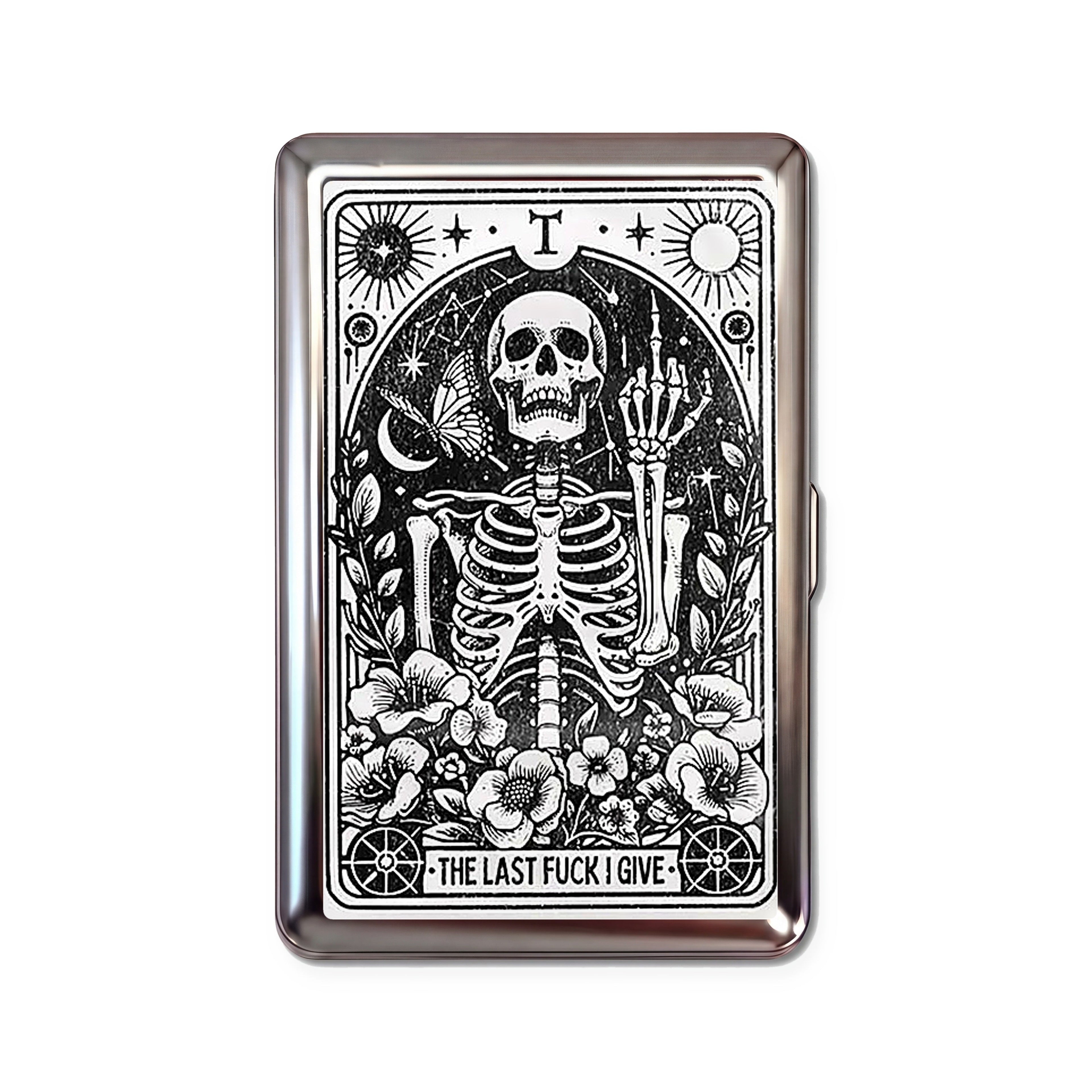 Last F*ck Tarot Tin Cardholder Wallet