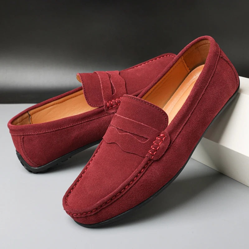 MOCASSINS EN DAIM LE DREUX