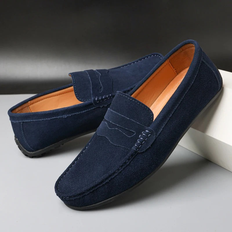 MOCASSINS EN DAIM LE DREUX