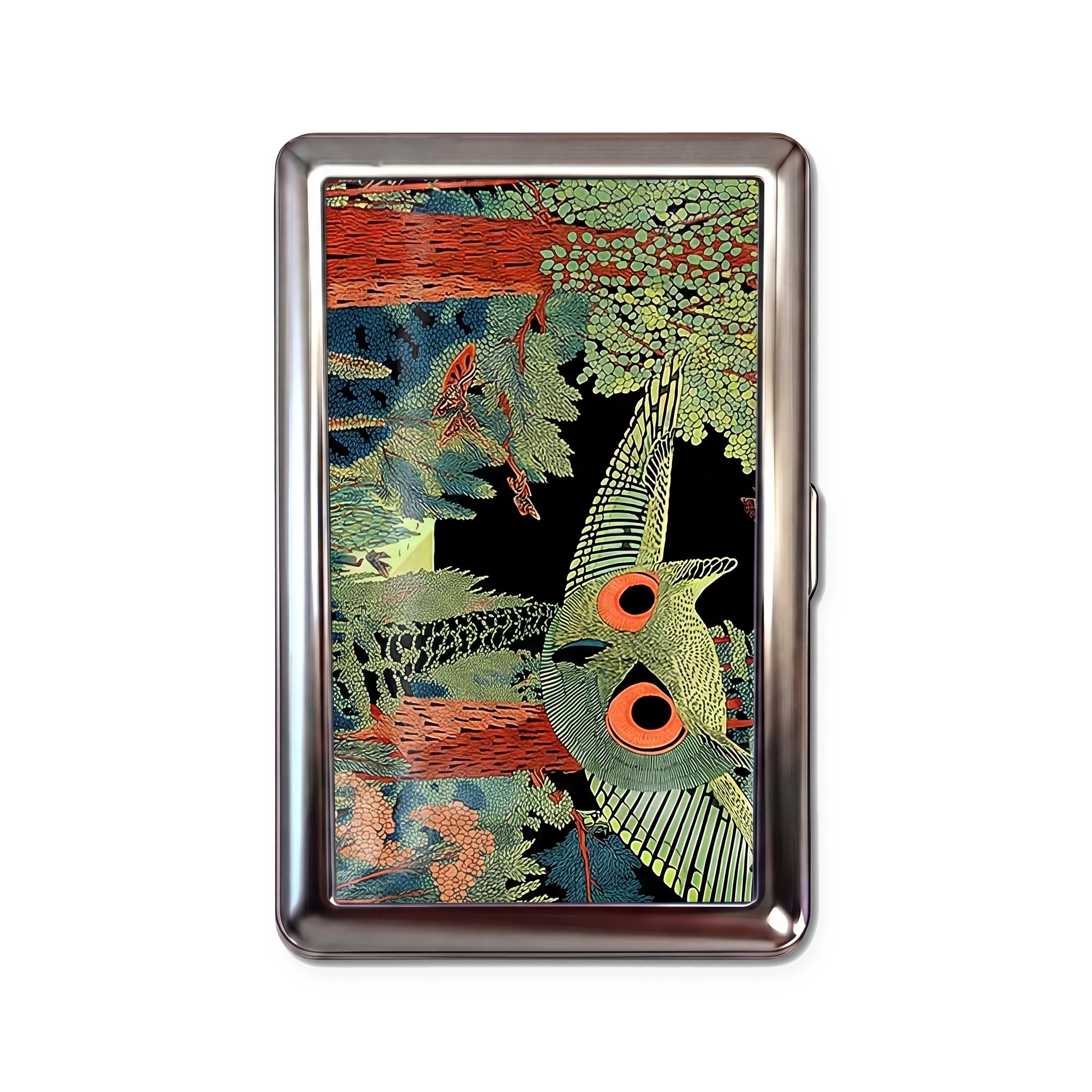 Night Owl Tin Cardholder Wallet