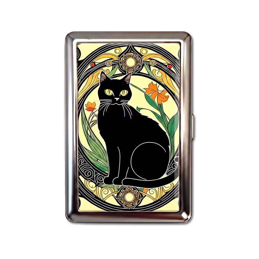 Nouveau Noir Tin Cardholder Wallet