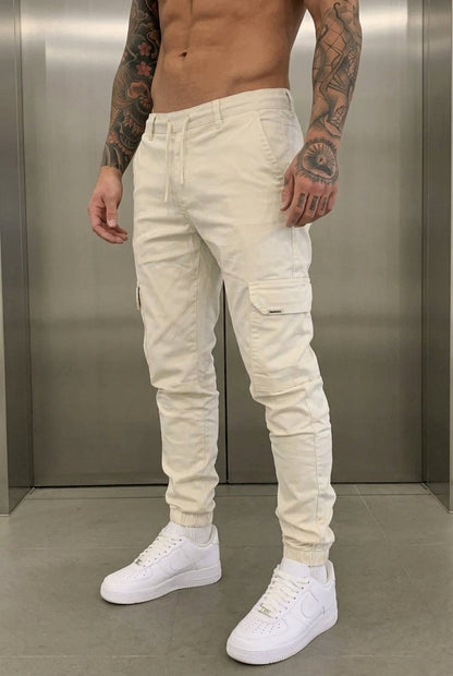 Jogger Cargo Olympus - Crème
