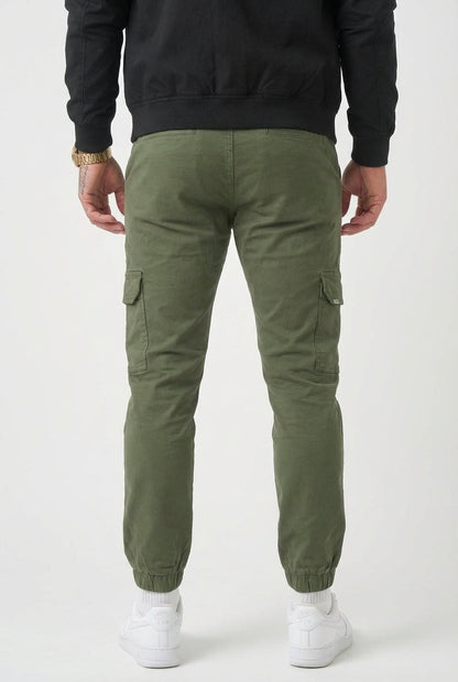 Pantalon de jogging cargo Olympus - Vert armée