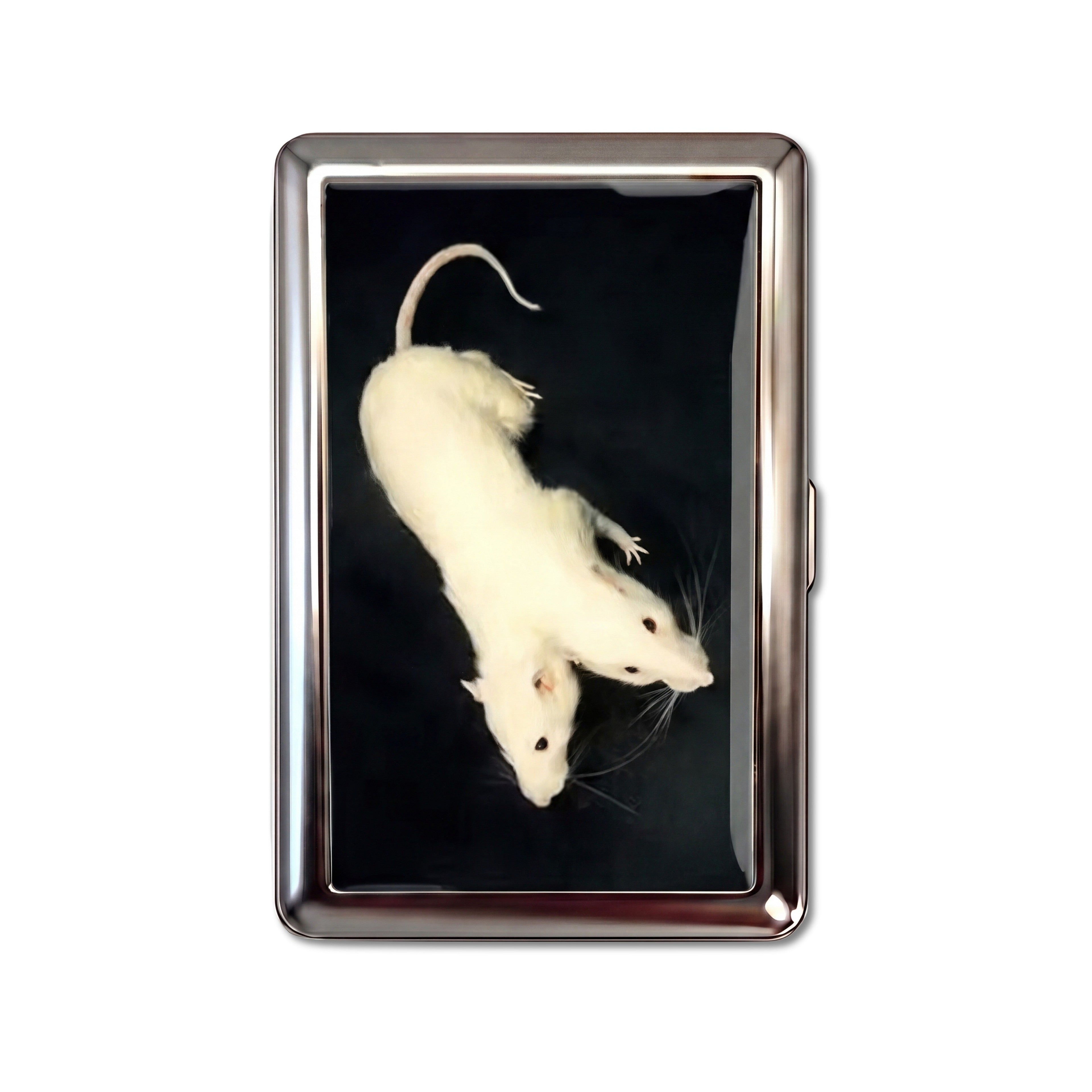 Twin Rats Tin Cardholder Wallet