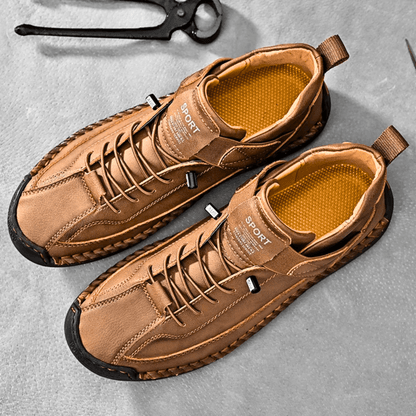 Hutton Artisan Leather Trainers