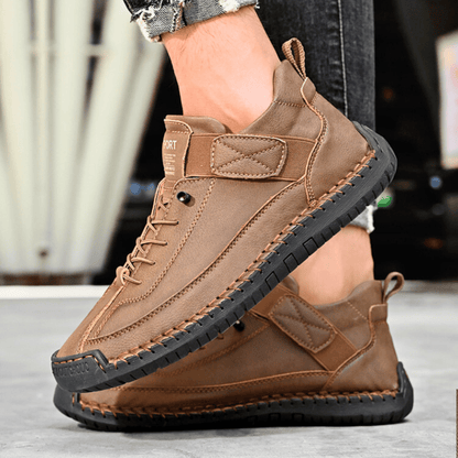 Hutton Artisan Leather Trainers