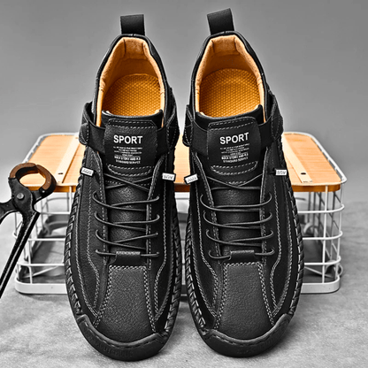 Hutton Artisan Leather Trainers