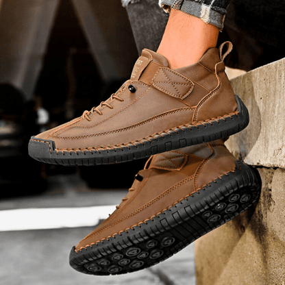 Hutton Artisan Leather Trainers