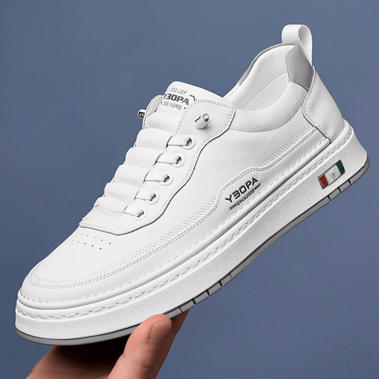 RODERICK LEATHER TRAINERS