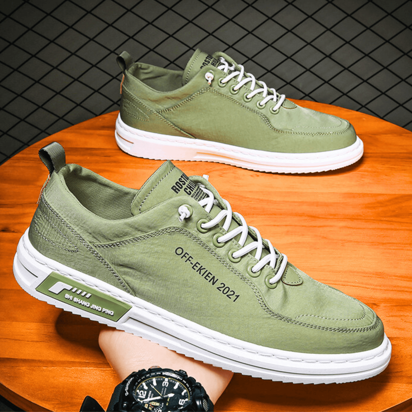 Bancroft Premium Leather Trainers