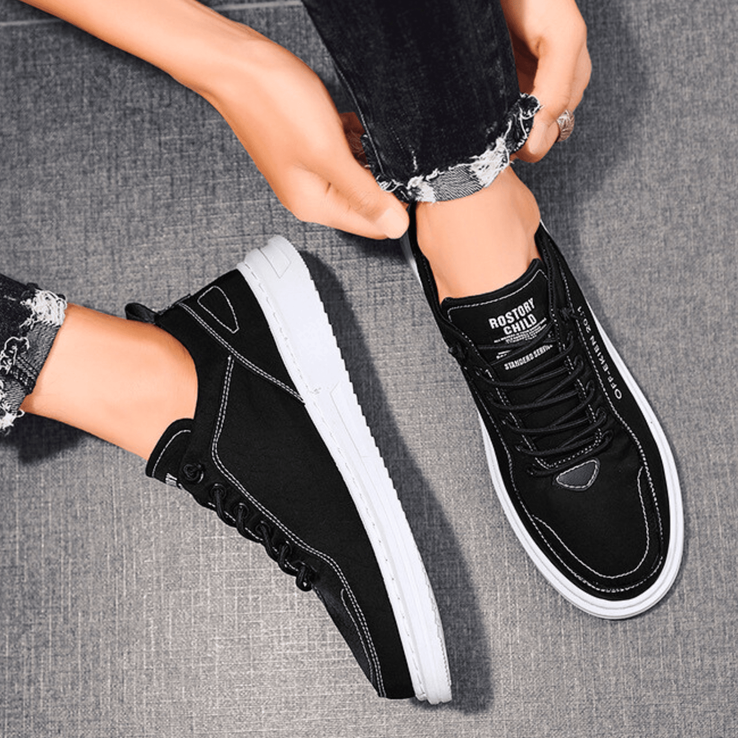 Bancroft Premium Leather Trainers