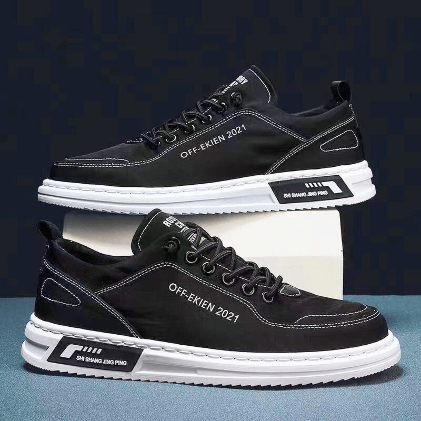 Bancroft Premium Leather Trainers