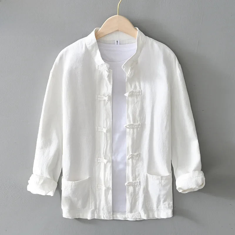 Chemise col mandarin Ellis