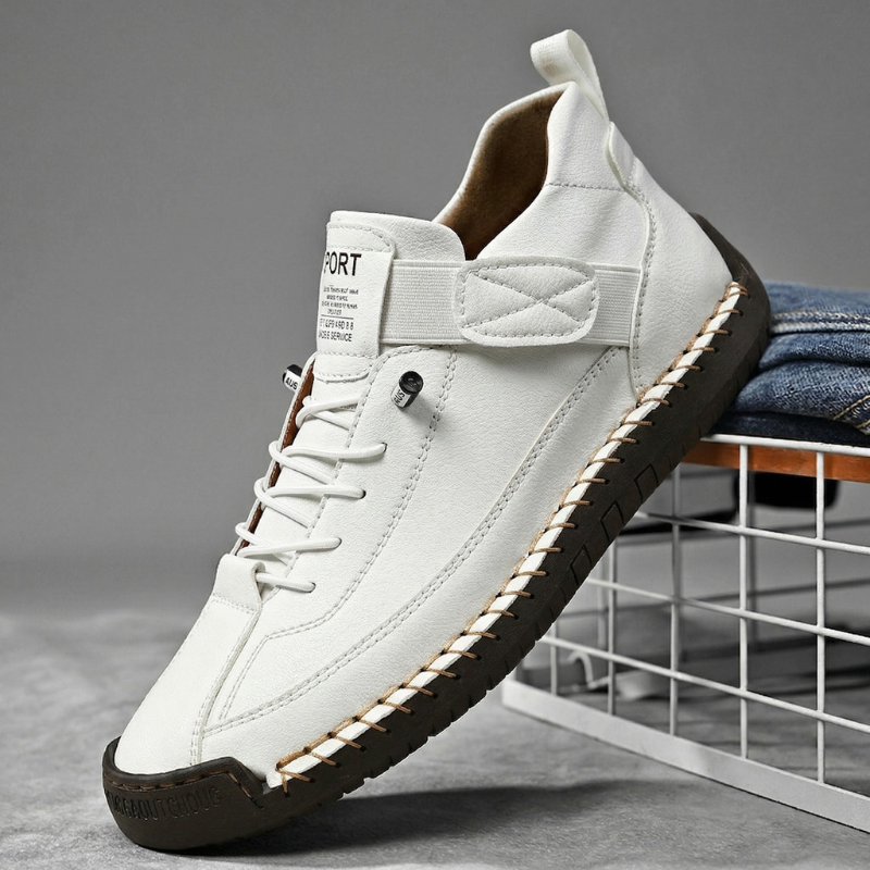 Baskets Calder en cuir fabriquées à la main